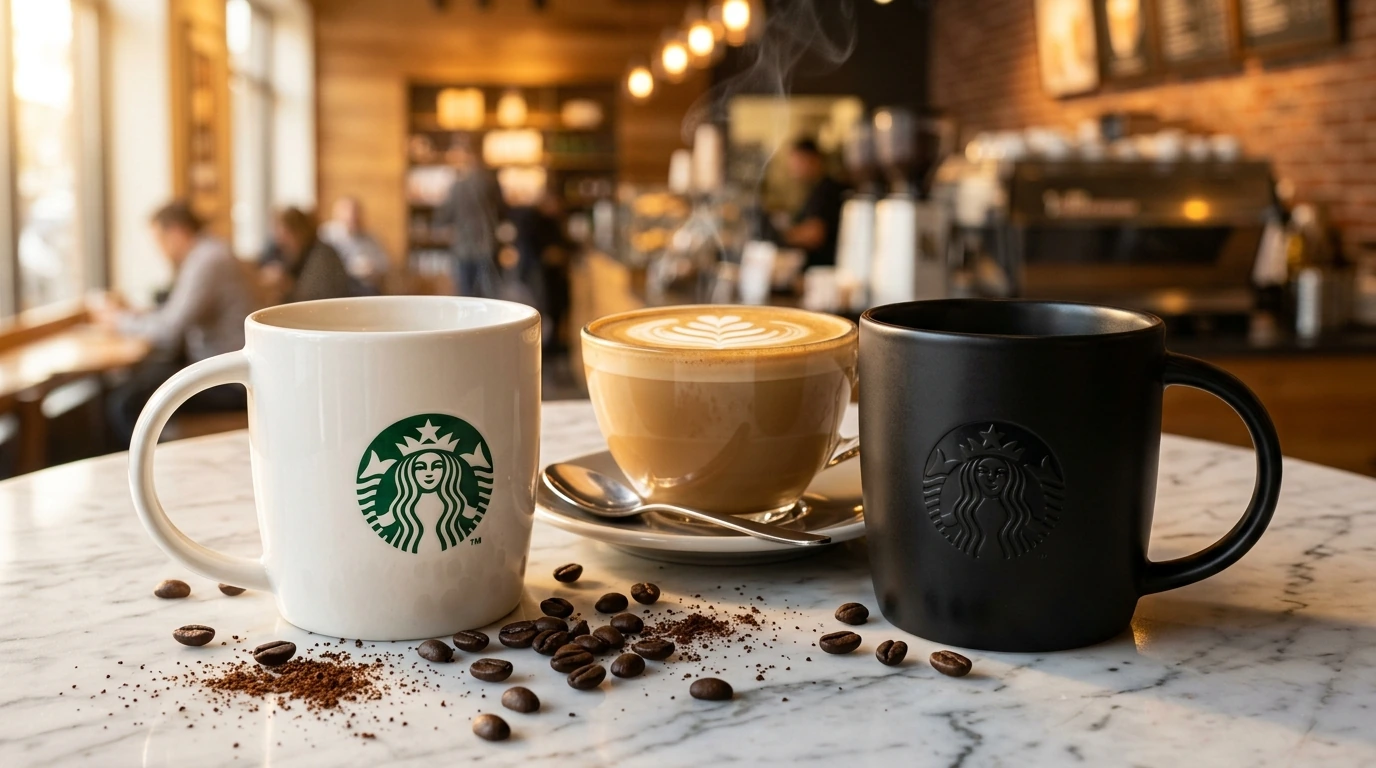 Starbucks Keramiktasse mit Siren-Logo