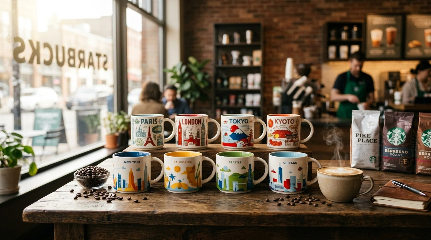 Starbucks Tassen und Merchandising Kollektionen